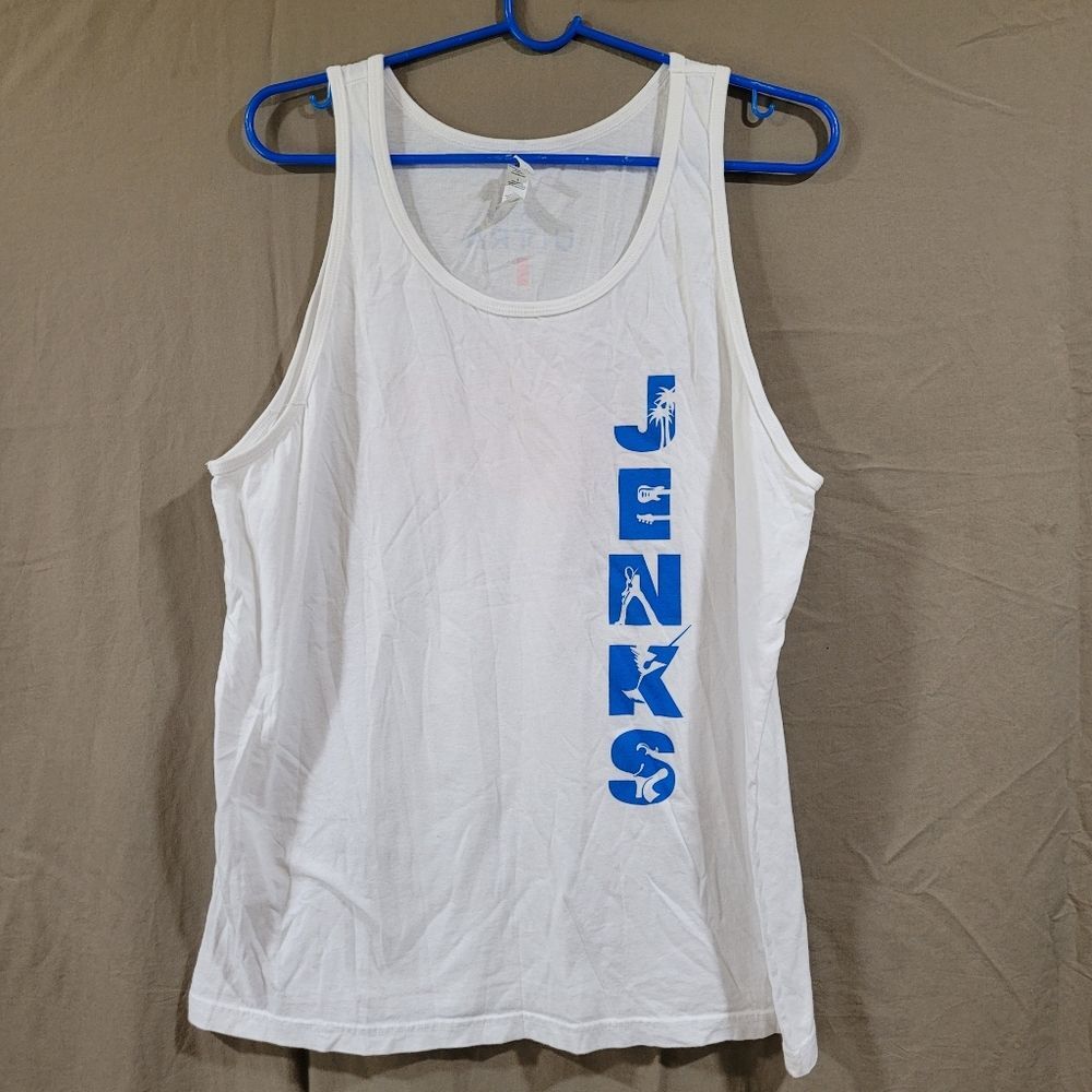 Bella+canvas size LARGE men's michelob ULTRA red white blue tank top
